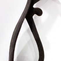 Iron Shoe Lasts with Stand -  base side view